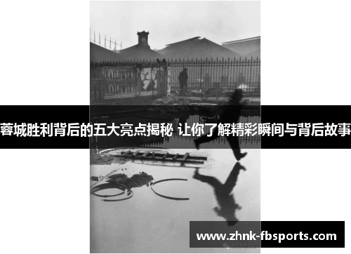 蓉城胜利背后的五大亮点揭秘 让你了解精彩瞬间与背后故事